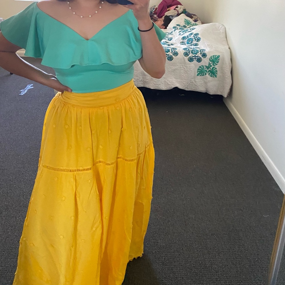 COPY - Unique Vintage mint turquoise frenchie top